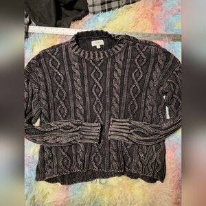 Pistola Eva Cable Knit Cropped Large